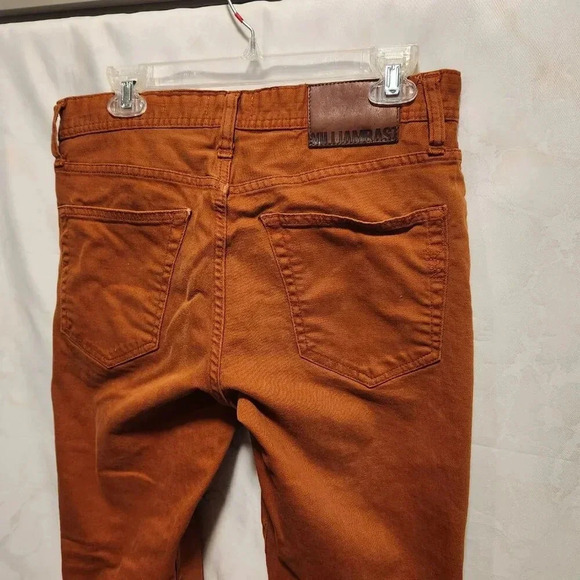 William Rast Dean Slim Straight Jeans Men's 31x32 Burnt Orange Cotton Casual - Picture 2 of 8
